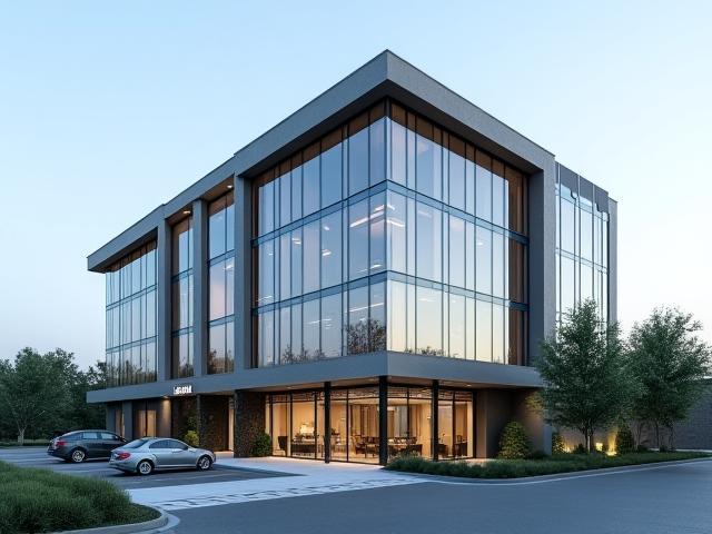 Modern office building representing Jaya Digital Design